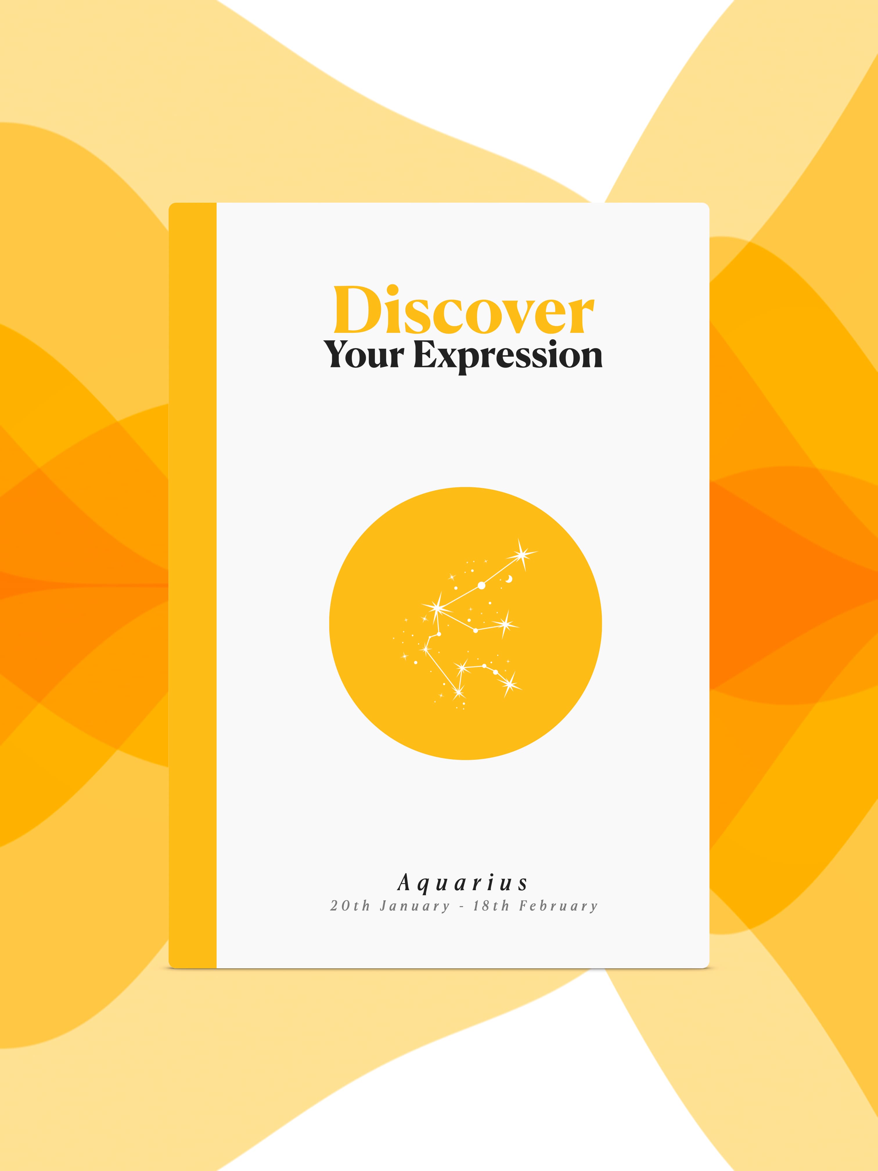 Aquarius - Constellation Notebook - Detail 4