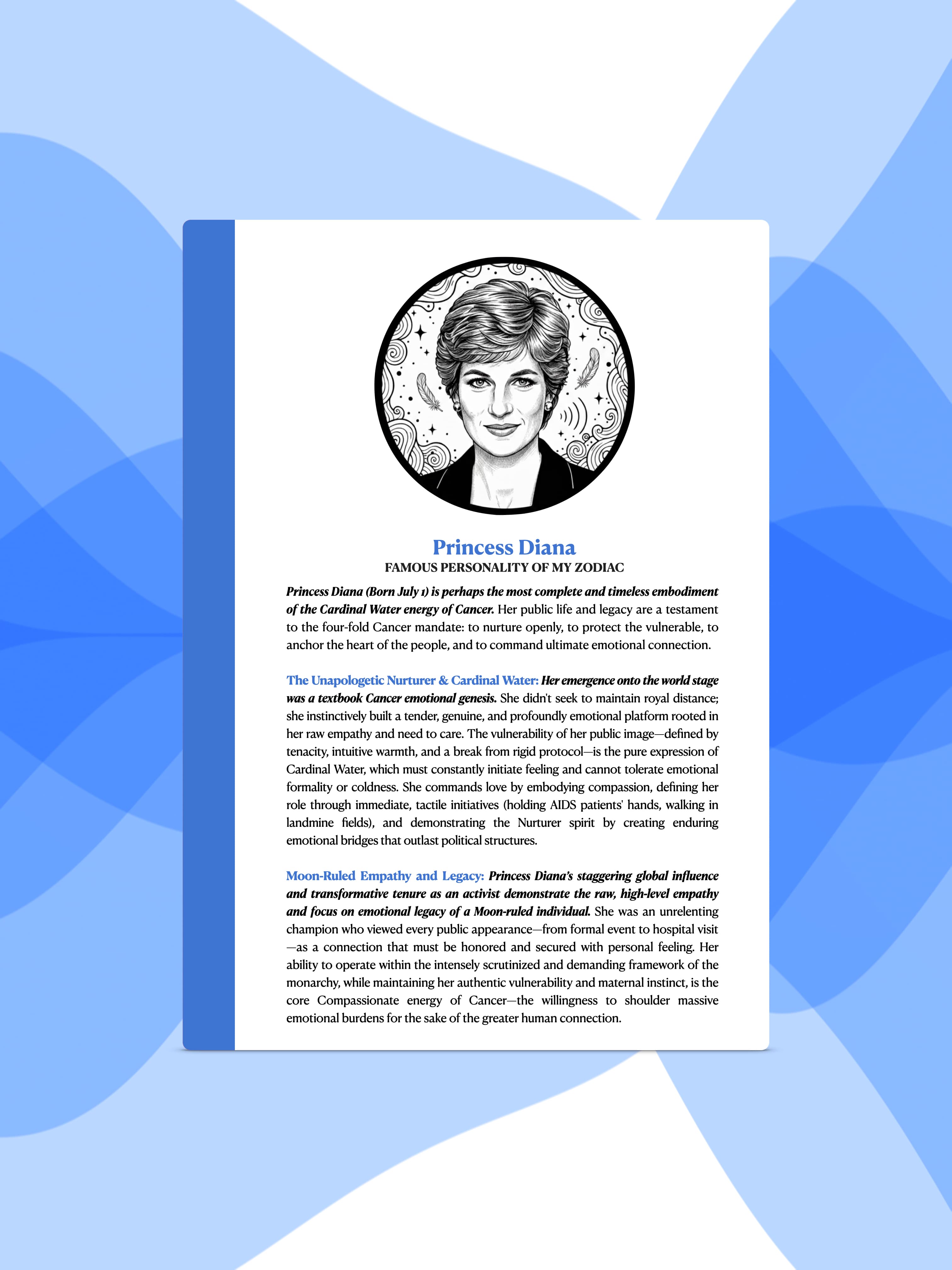 Cancer - Constellation Notebook - Detail 2