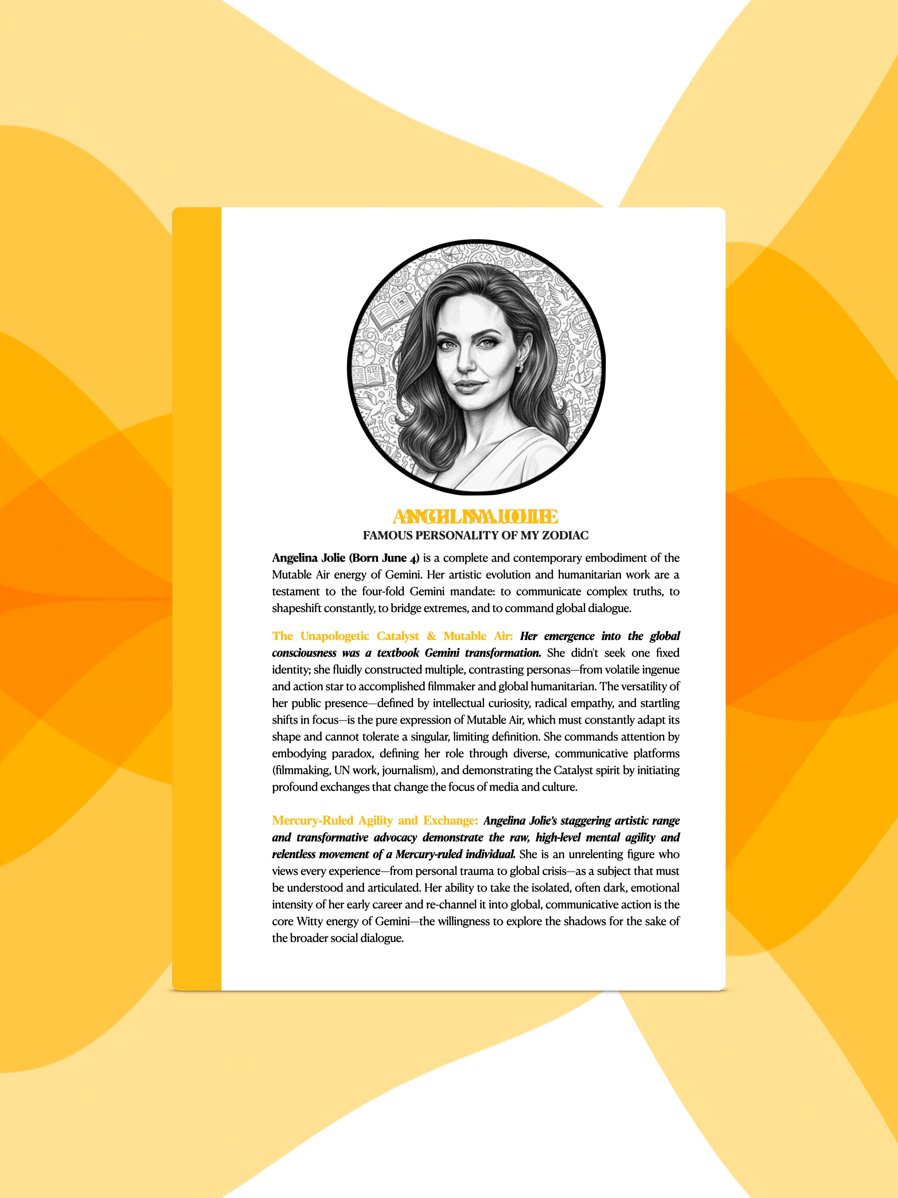 Gemini - Constellation Notebook - Detail 2