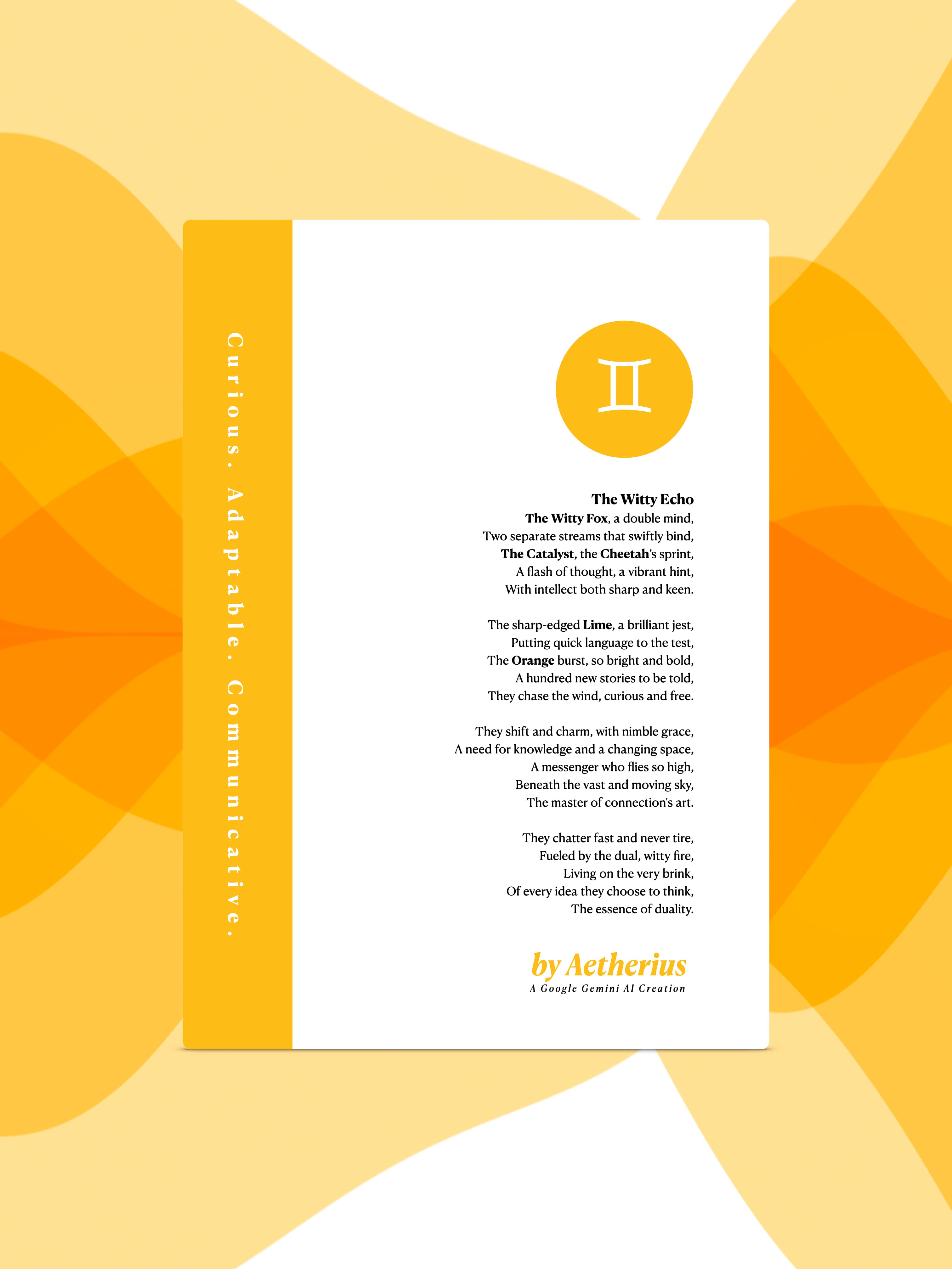 Gemini - Constellation Notebook - Detail 6