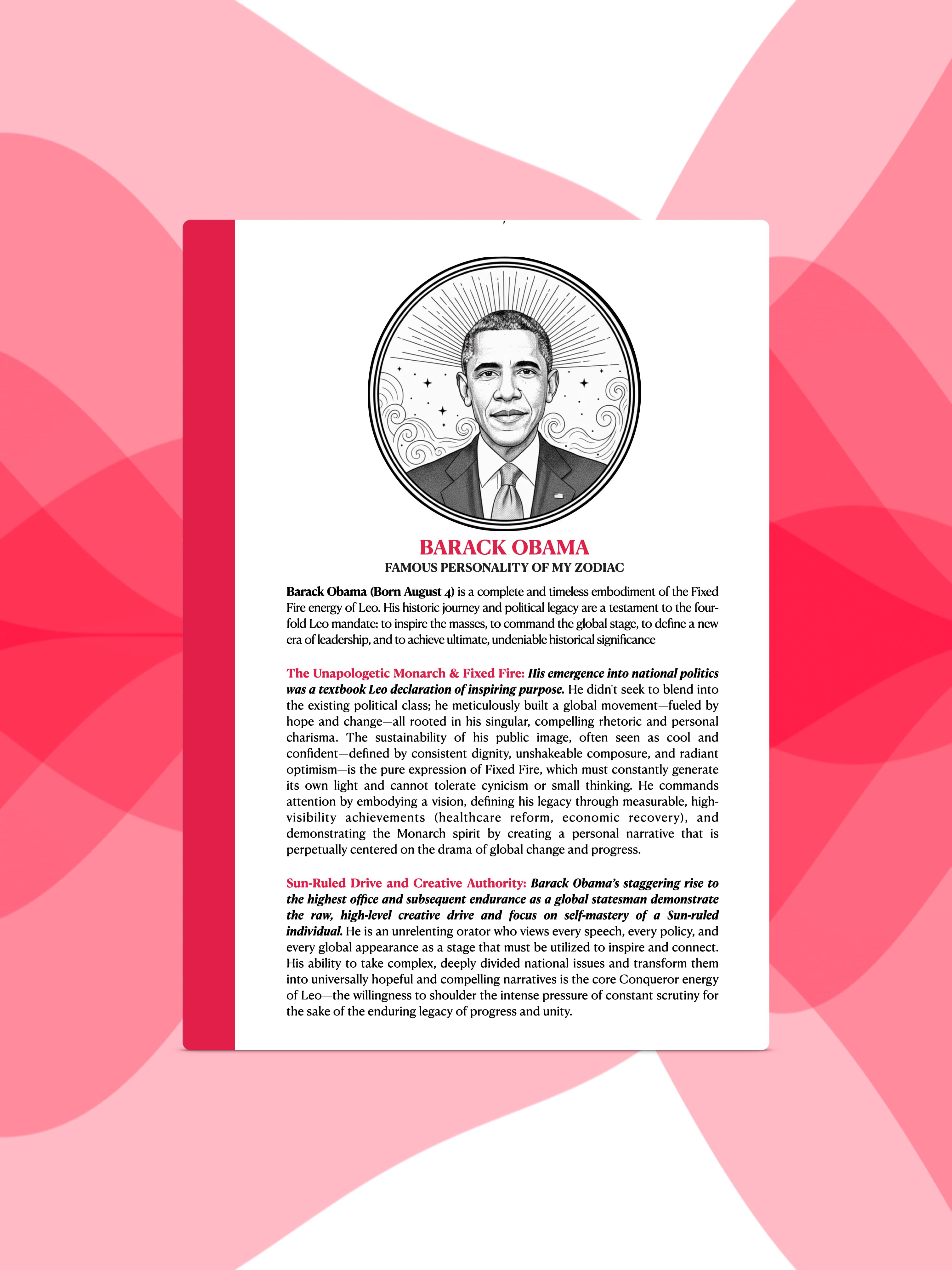 Leo - Constellation Notebook - Detail 3