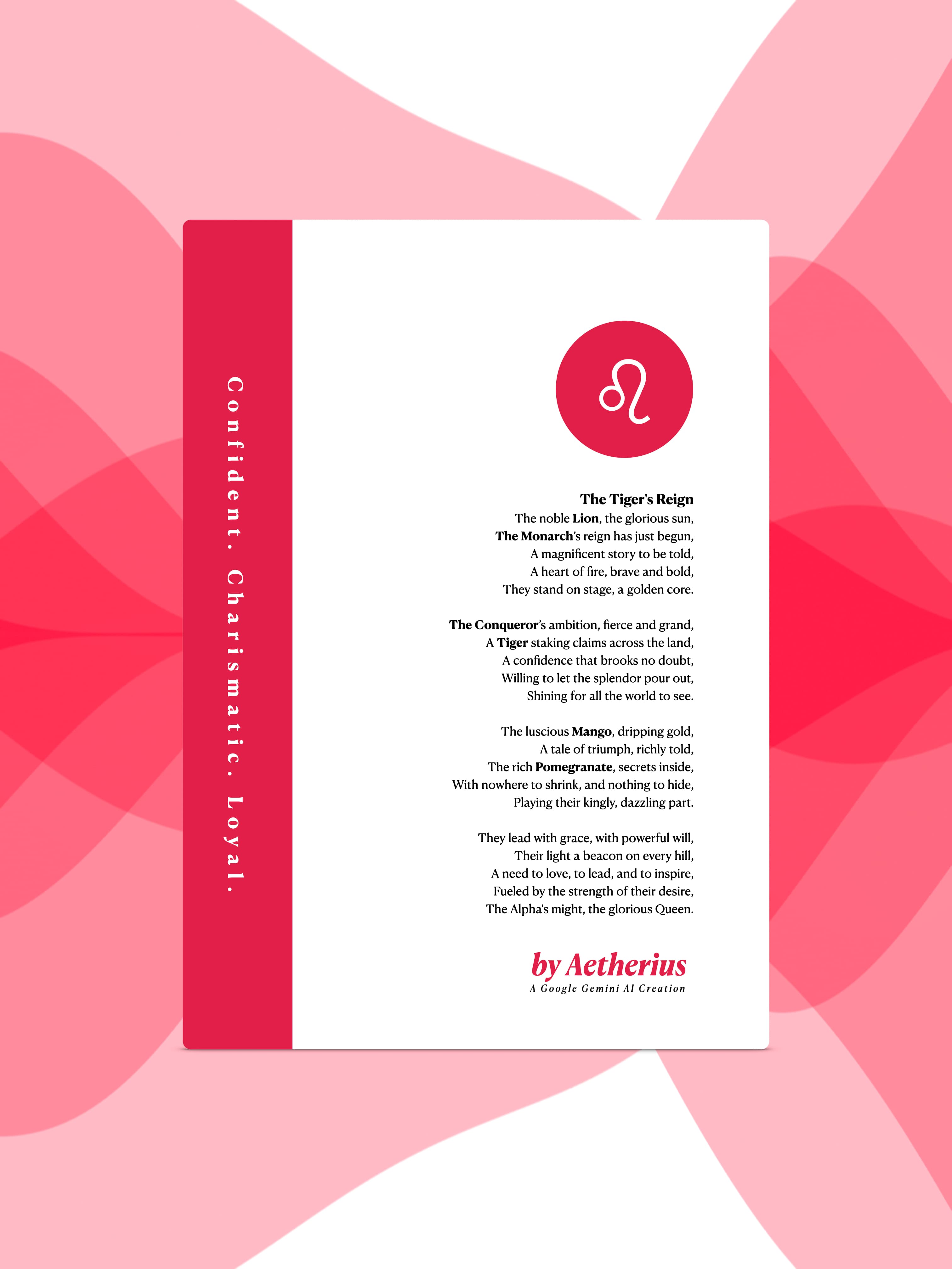 Leo - Constellation Notebook - Detail 6