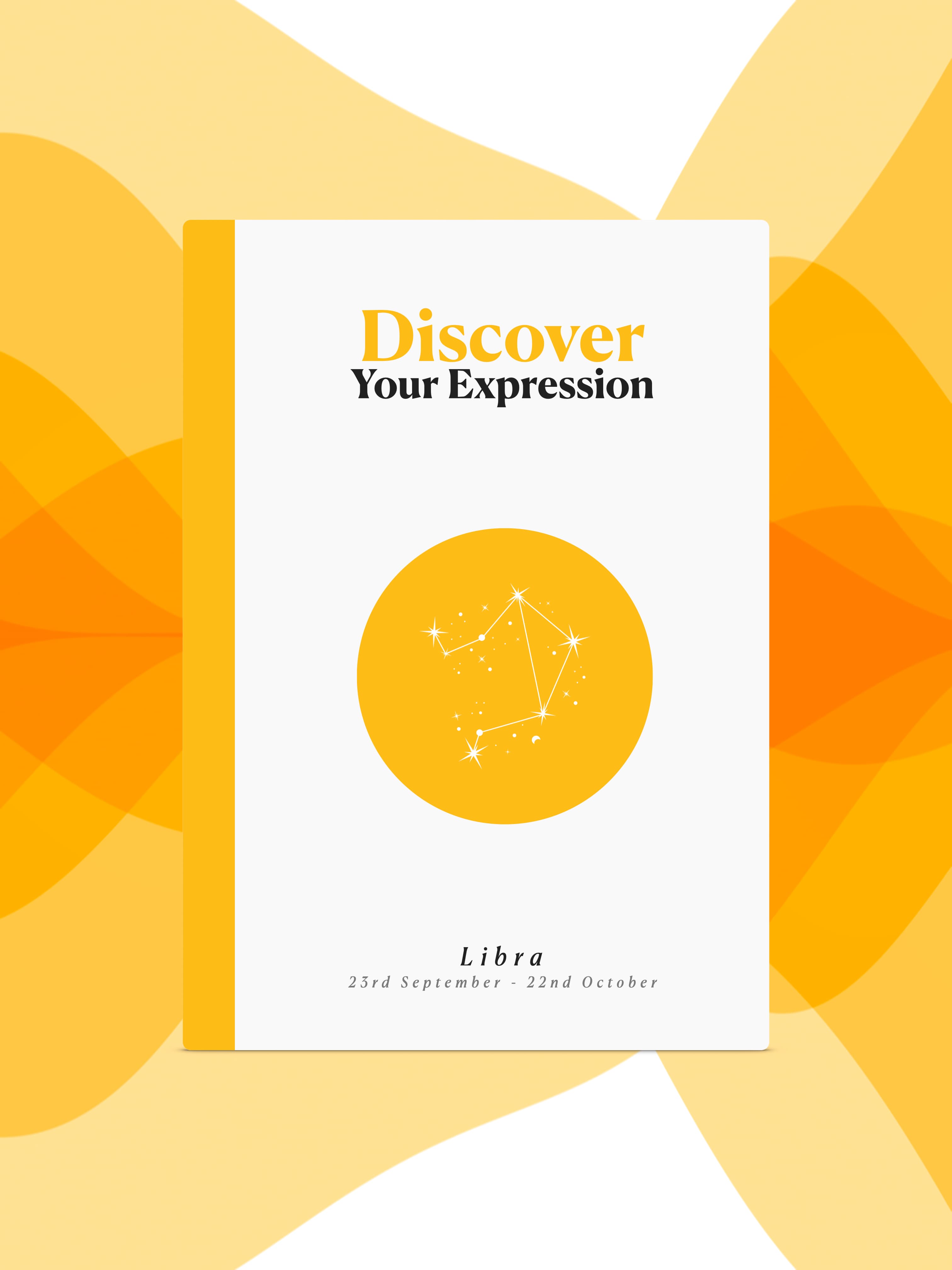 Libra - Constellation Notebook - Detail 4