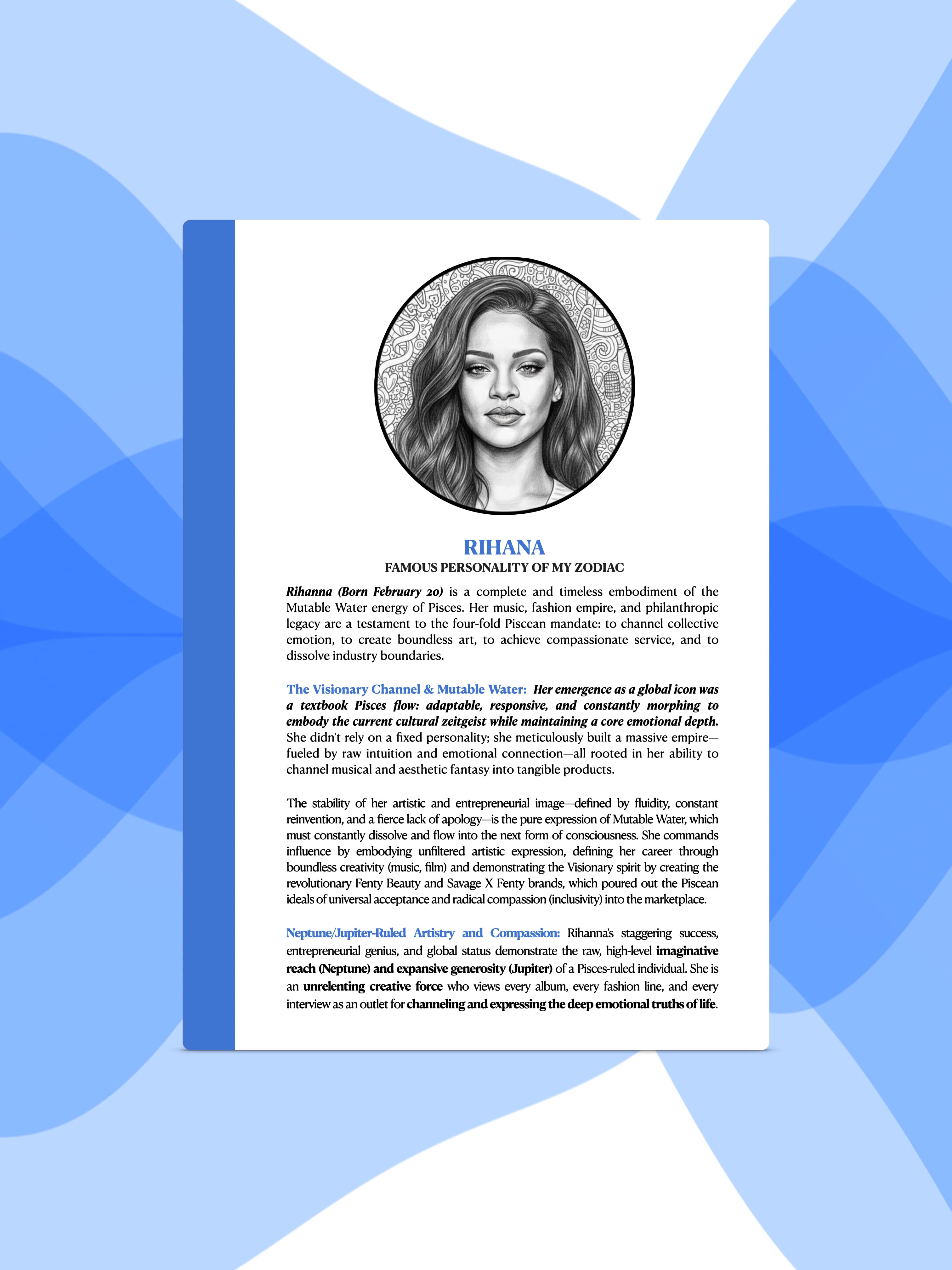 Pisces - Constellation Notebook - Detail 2