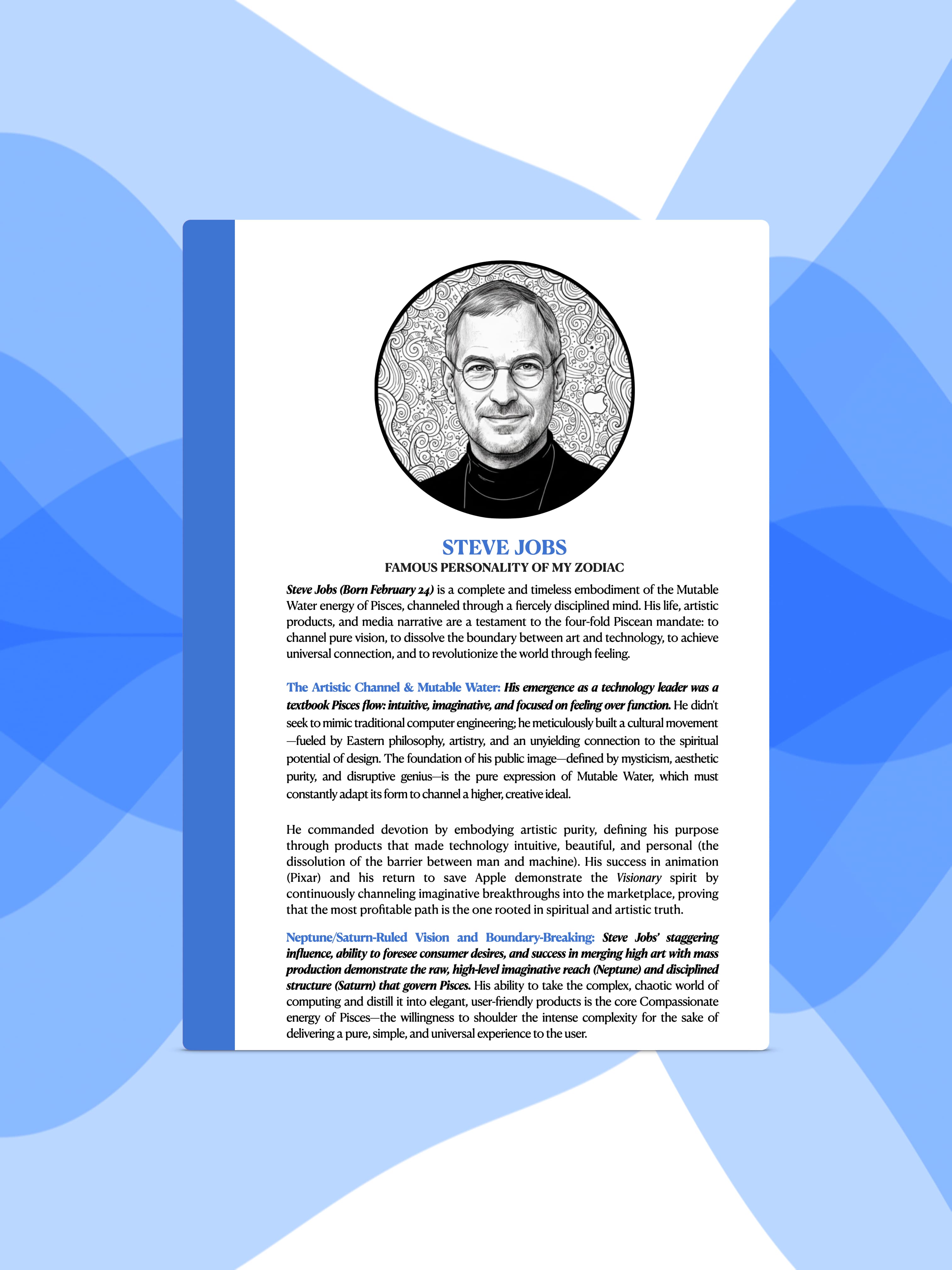 Pisces - Constellation Notebook - Detail 3