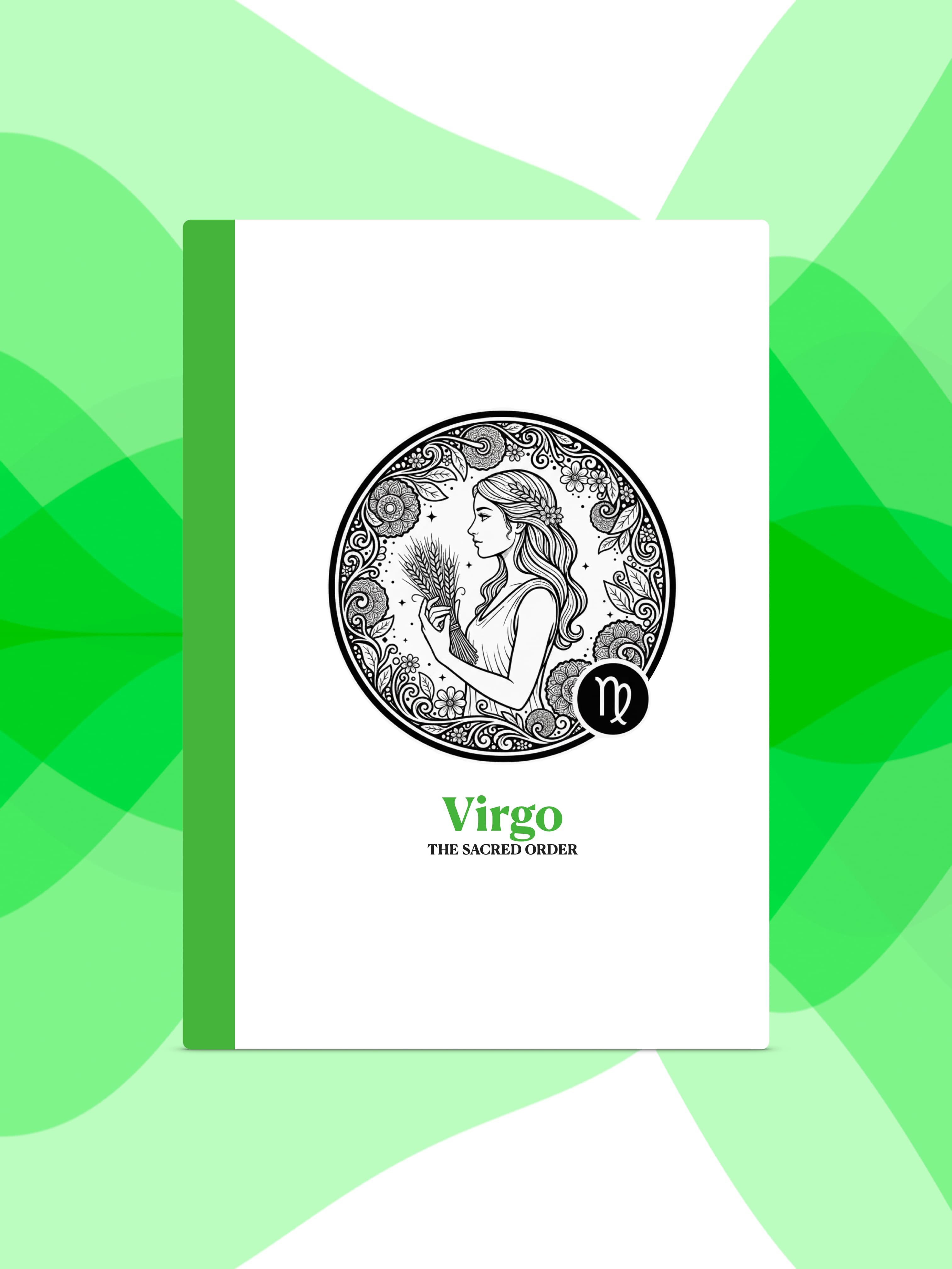 Virgo - Constellation Notebook - Detail 1