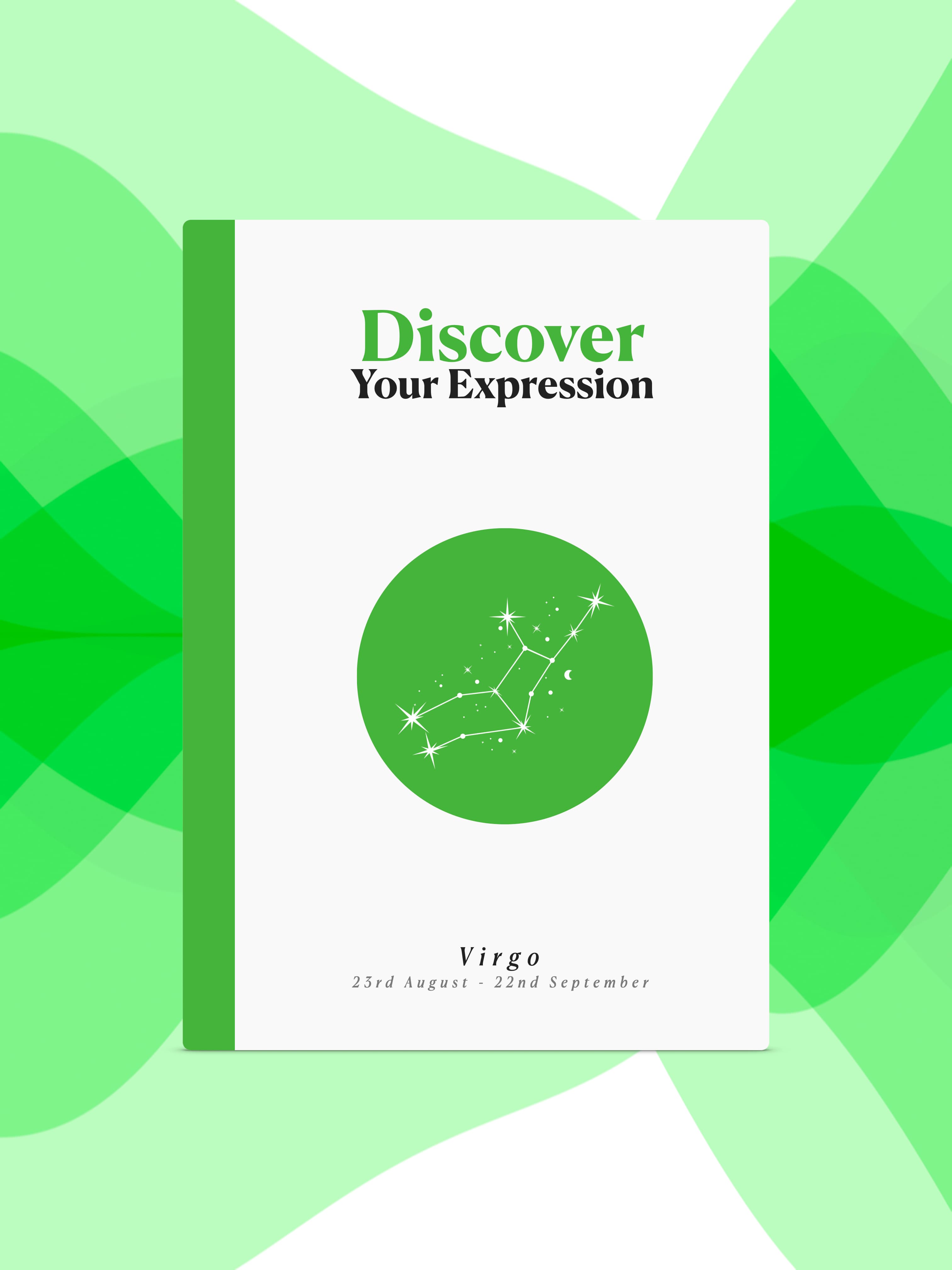 Virgo - Constellation Notebook - Detail 4