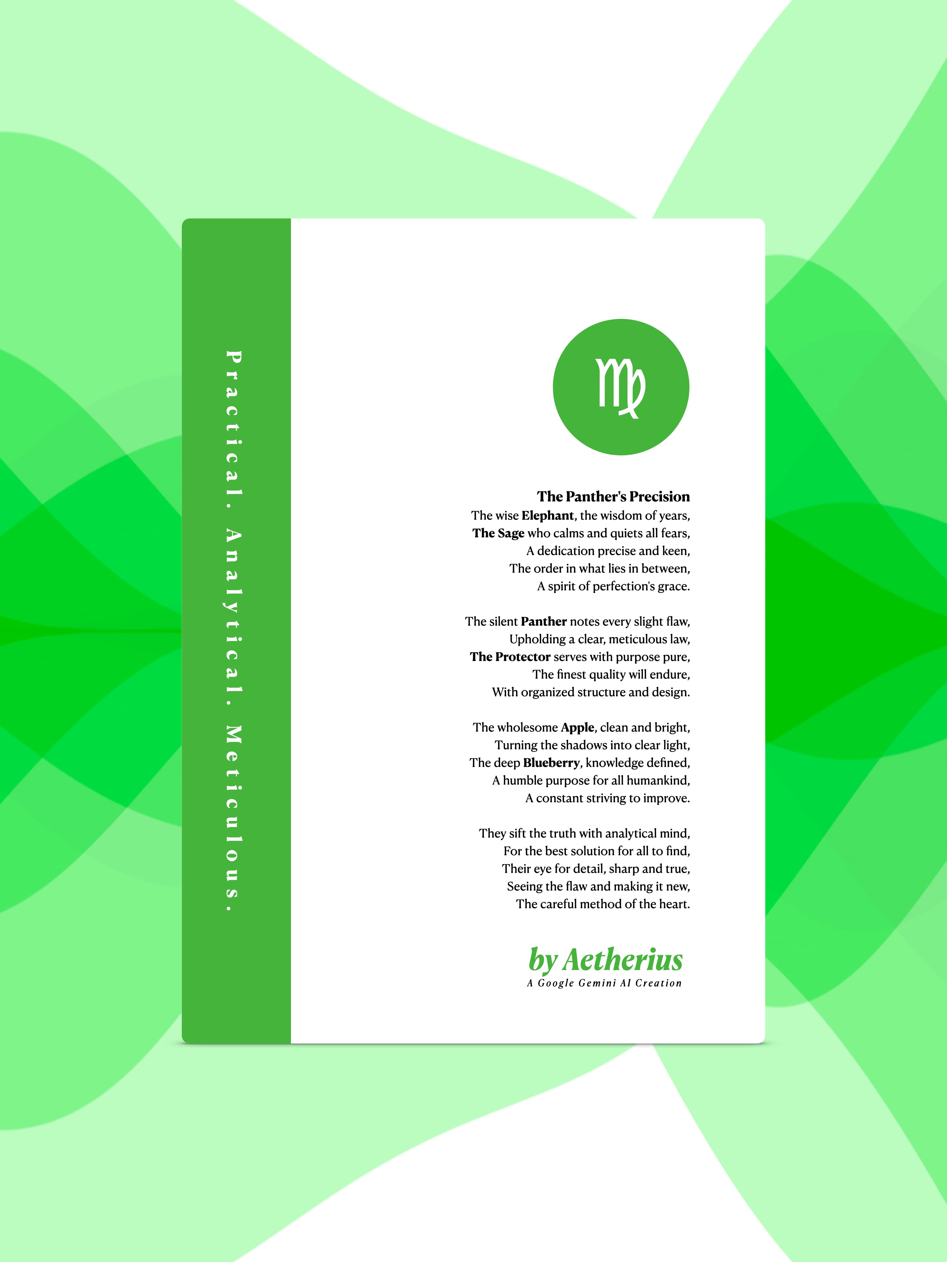 Virgo - Constellation Notebook - Detail 6