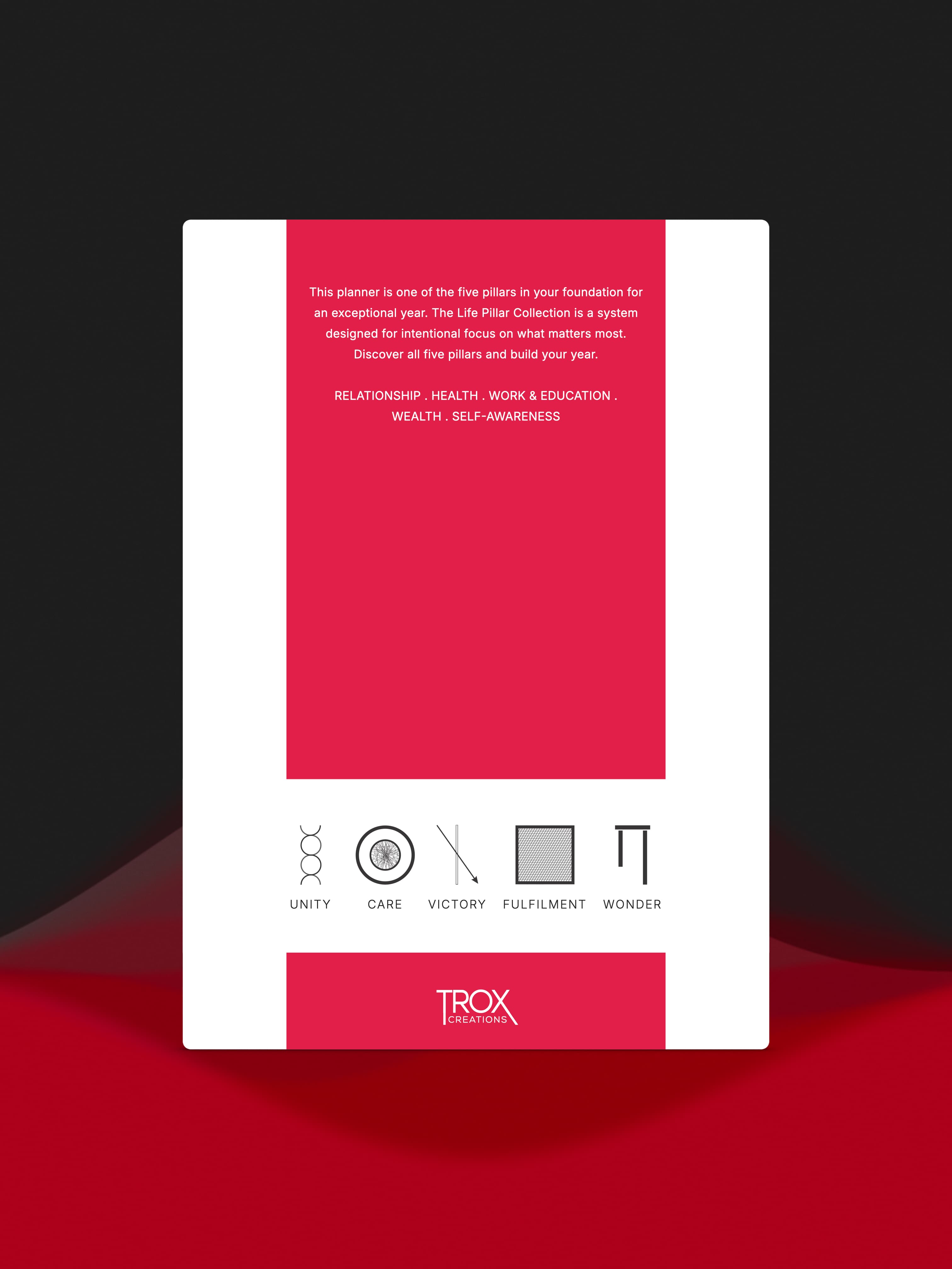 Work & Education - Life Pillar Notebook - Detail 1