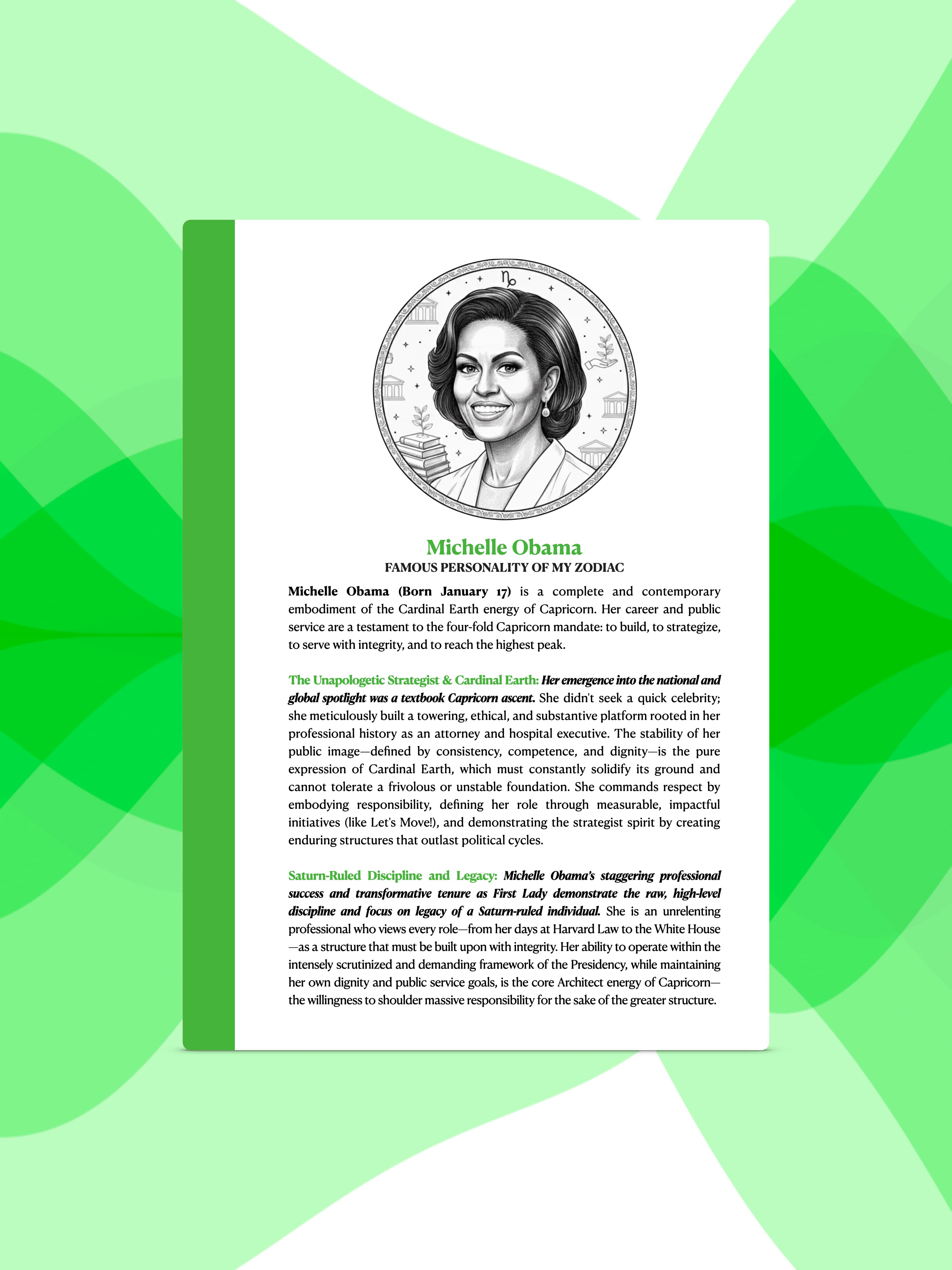 Capricorn - Constellation Notebook - Detail 2