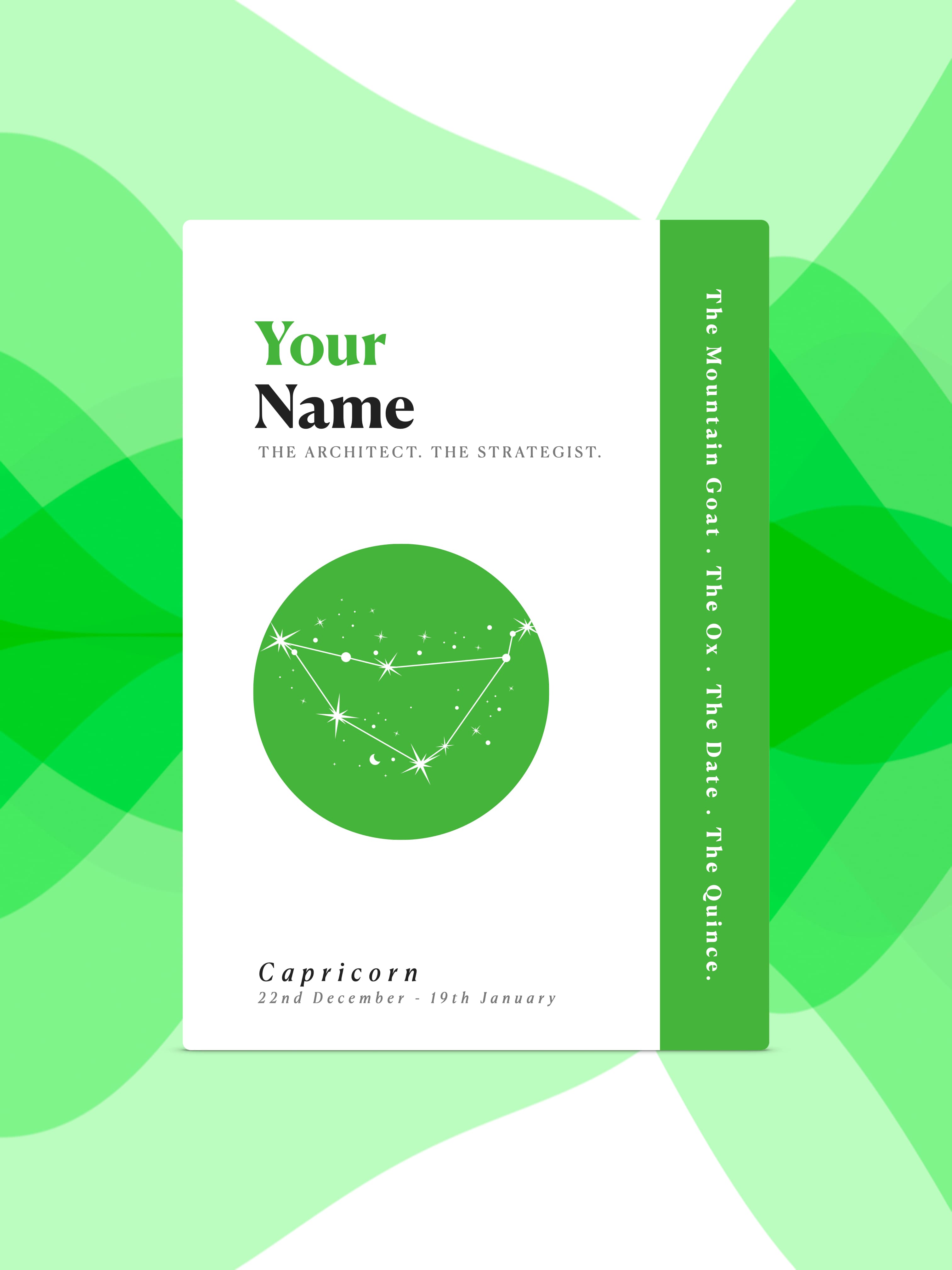 Capricorn - Constellation Notebook - Main