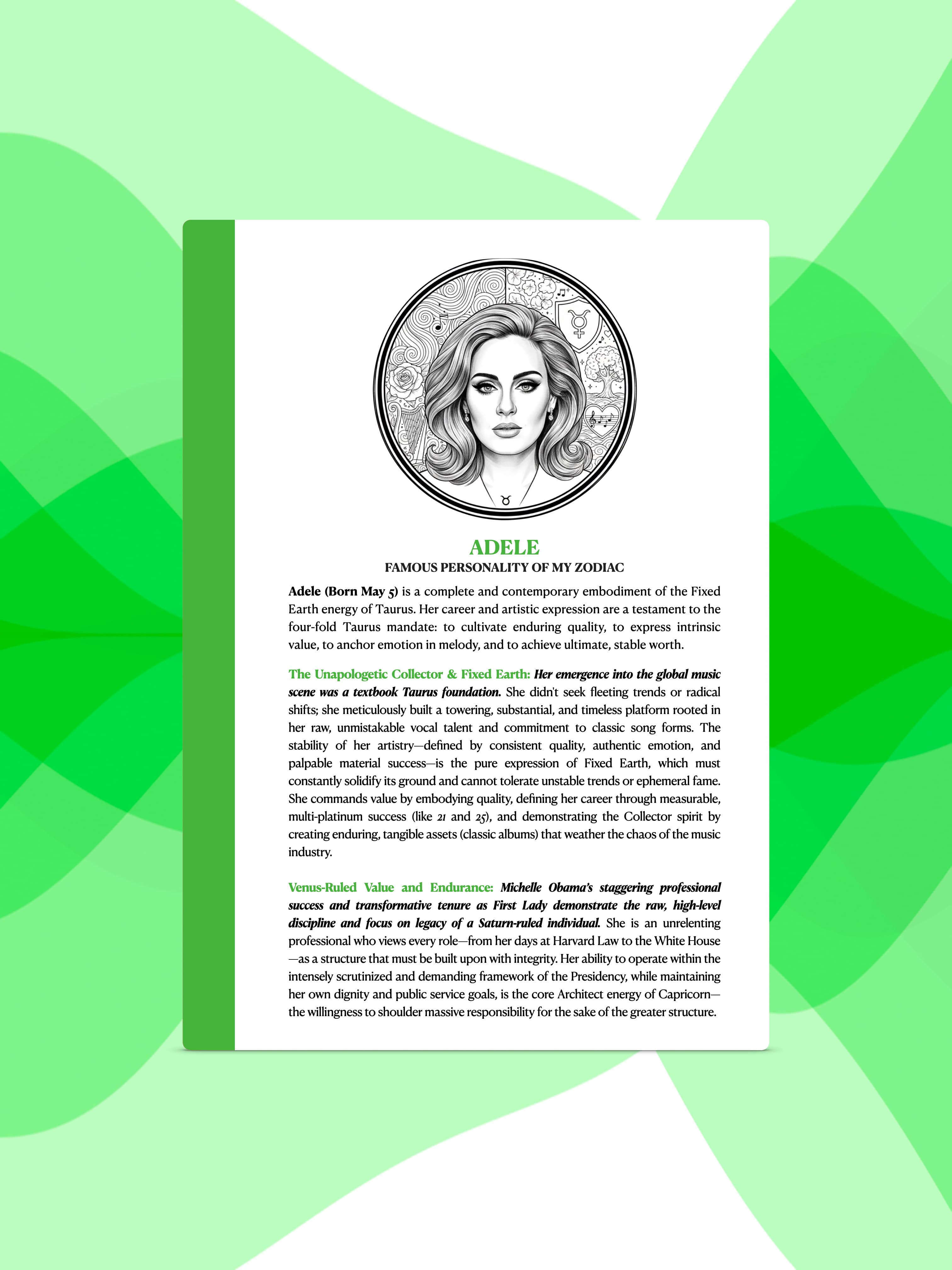 Taurus - Constellation Notebook - Detail 2