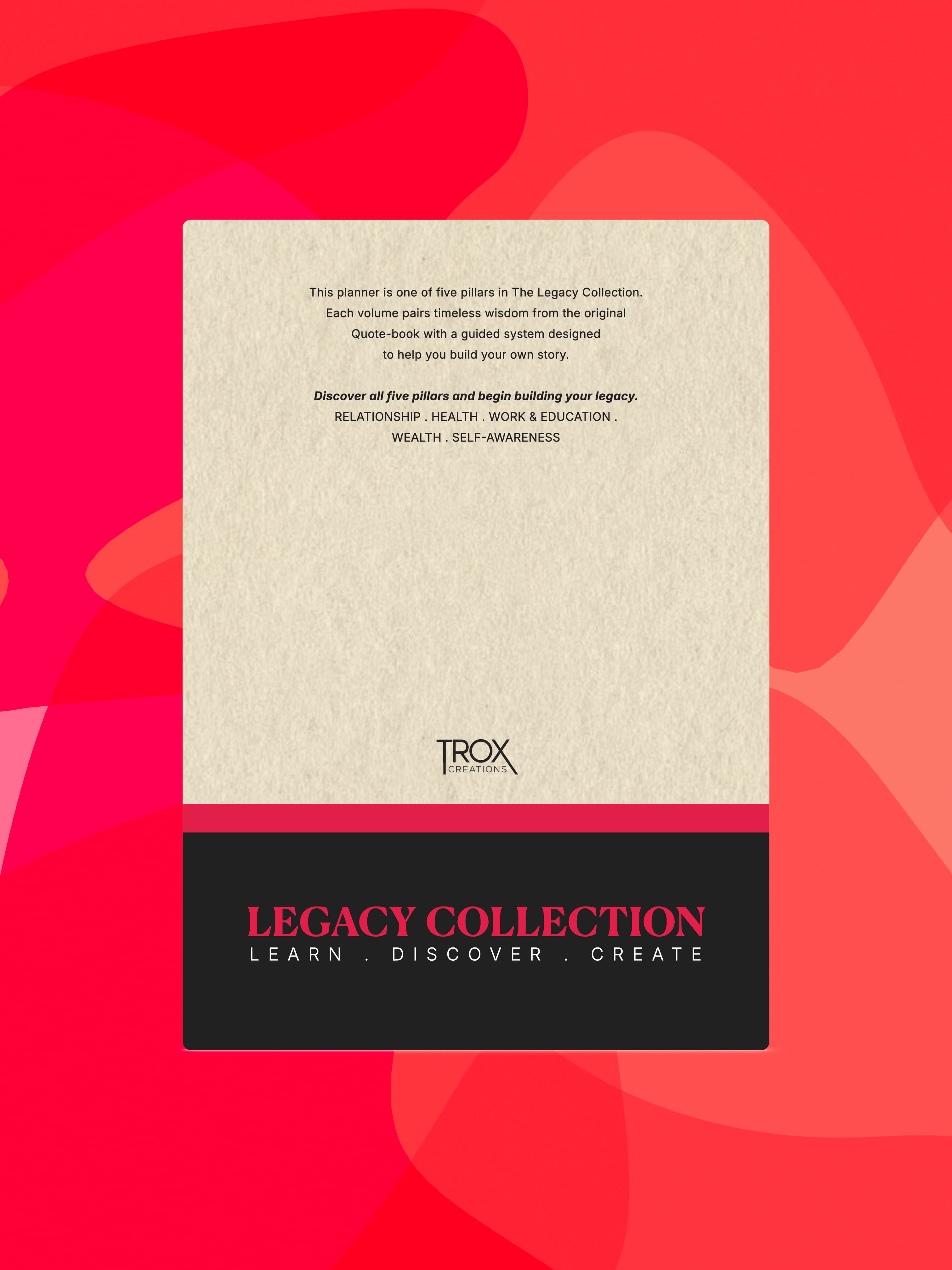 Work & Education - Legacy Notebook - Detail 1