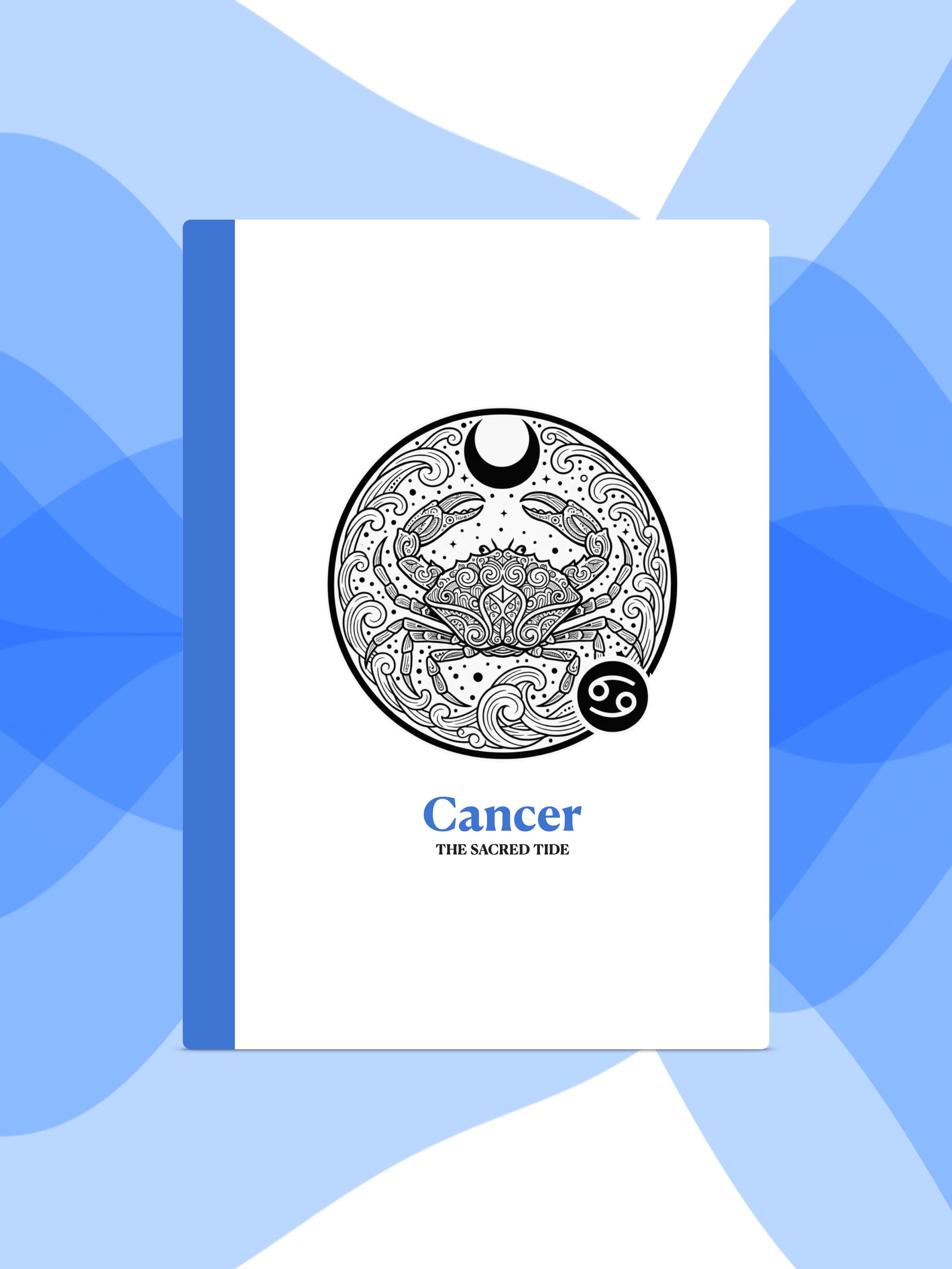 Cancer - Constellation Notebook - Detail 1