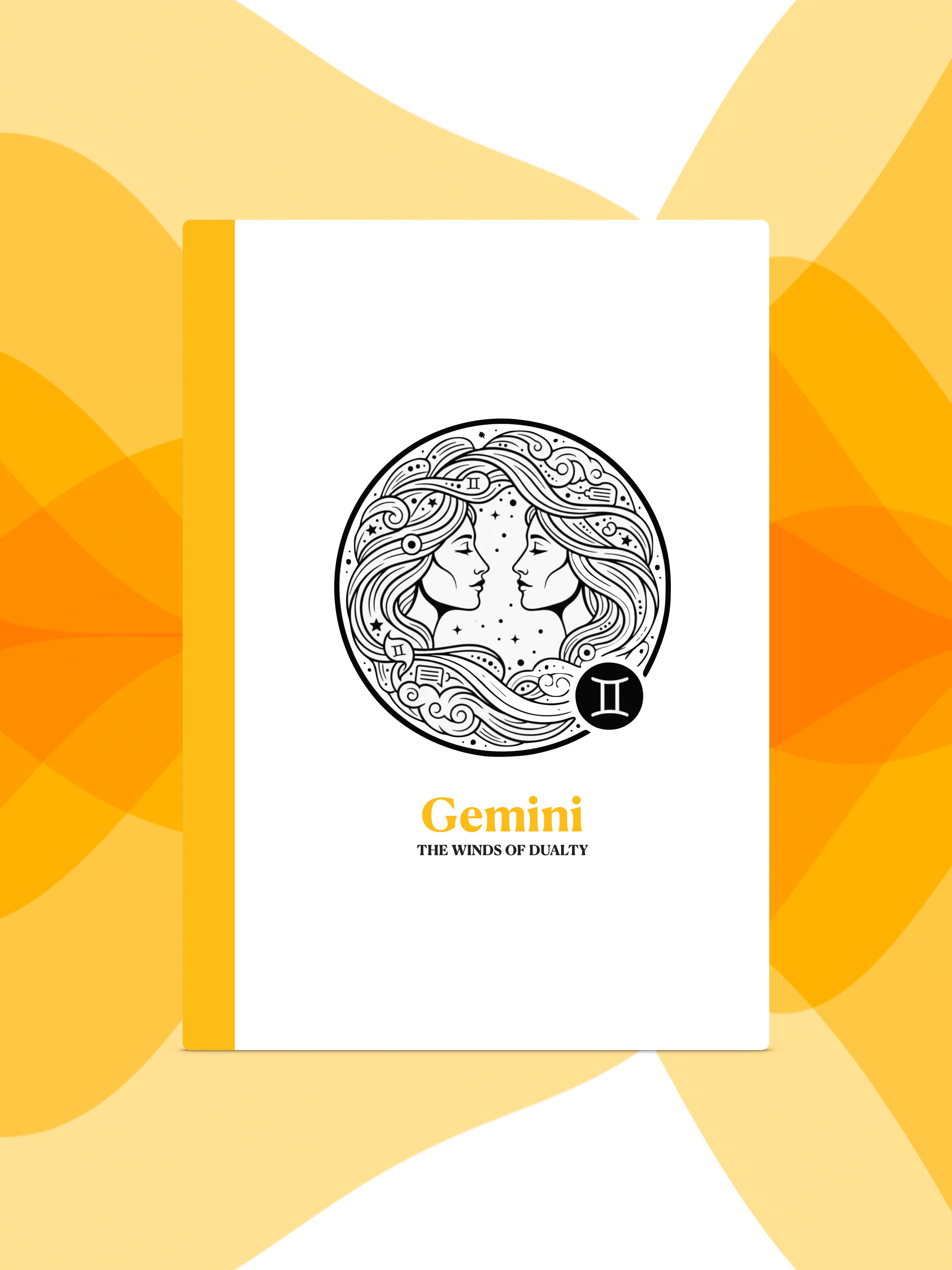 Gemini - Constellation Notebook - Detail 1