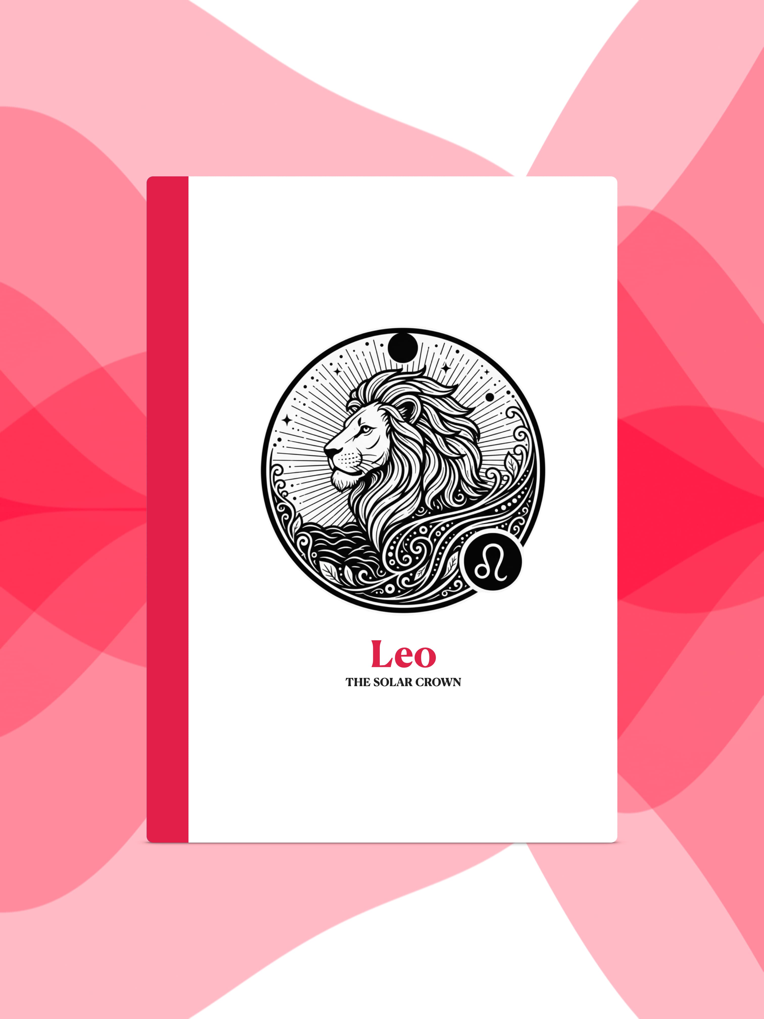 Leo - Constellation Notebook - Detail 1