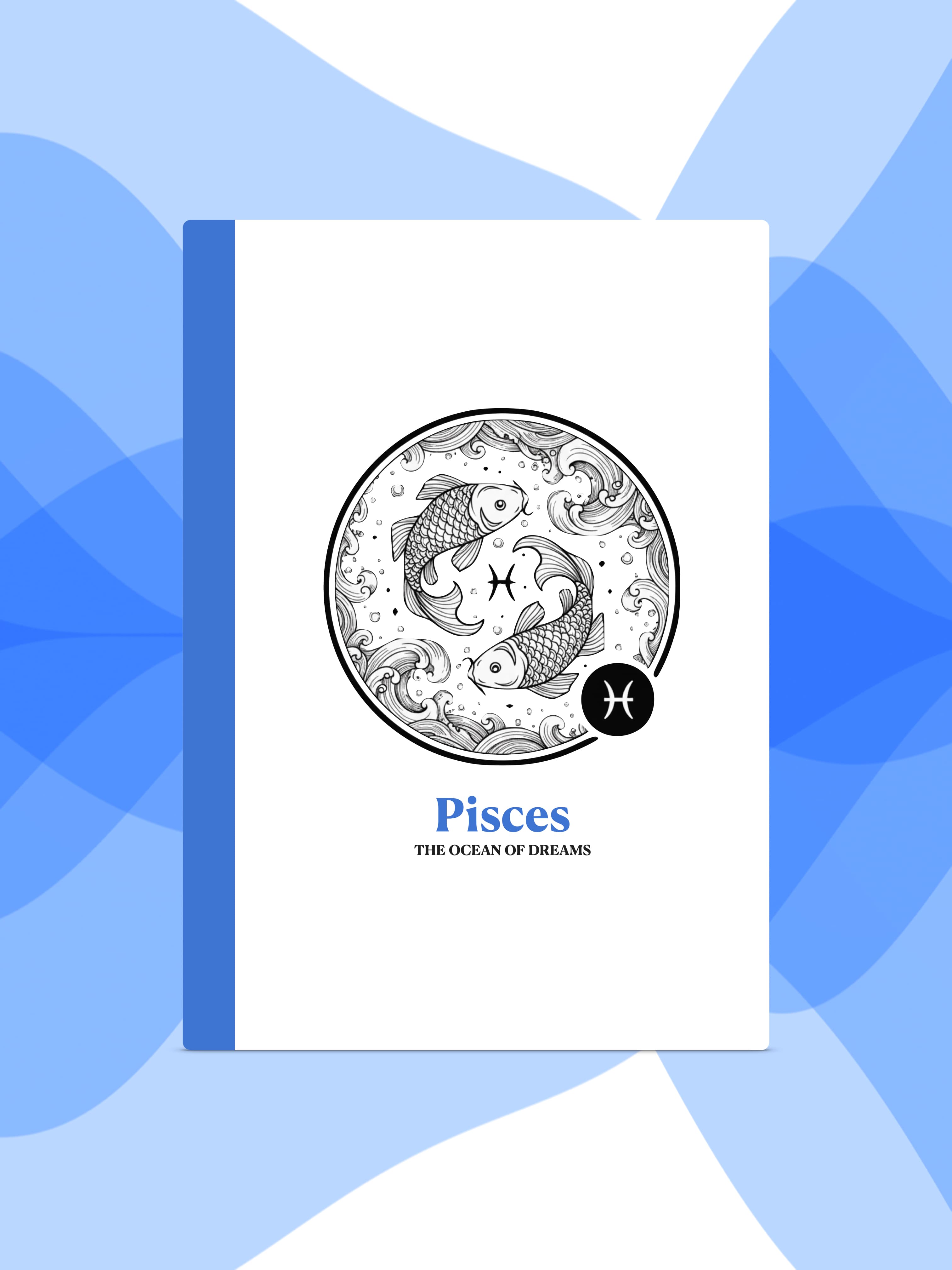 Pisces - Constellation Notebook - Detail 1