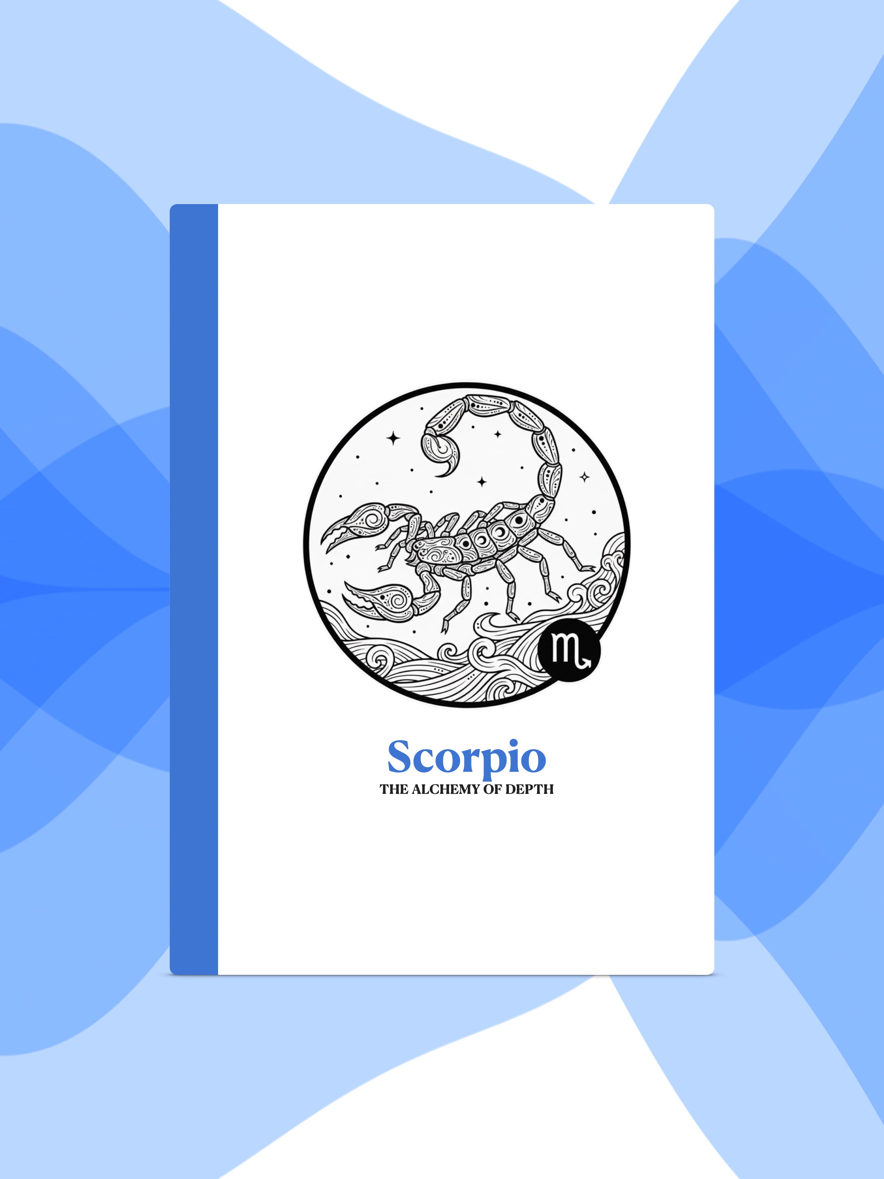 Scorpio - Constellation Notebook - Detail 1